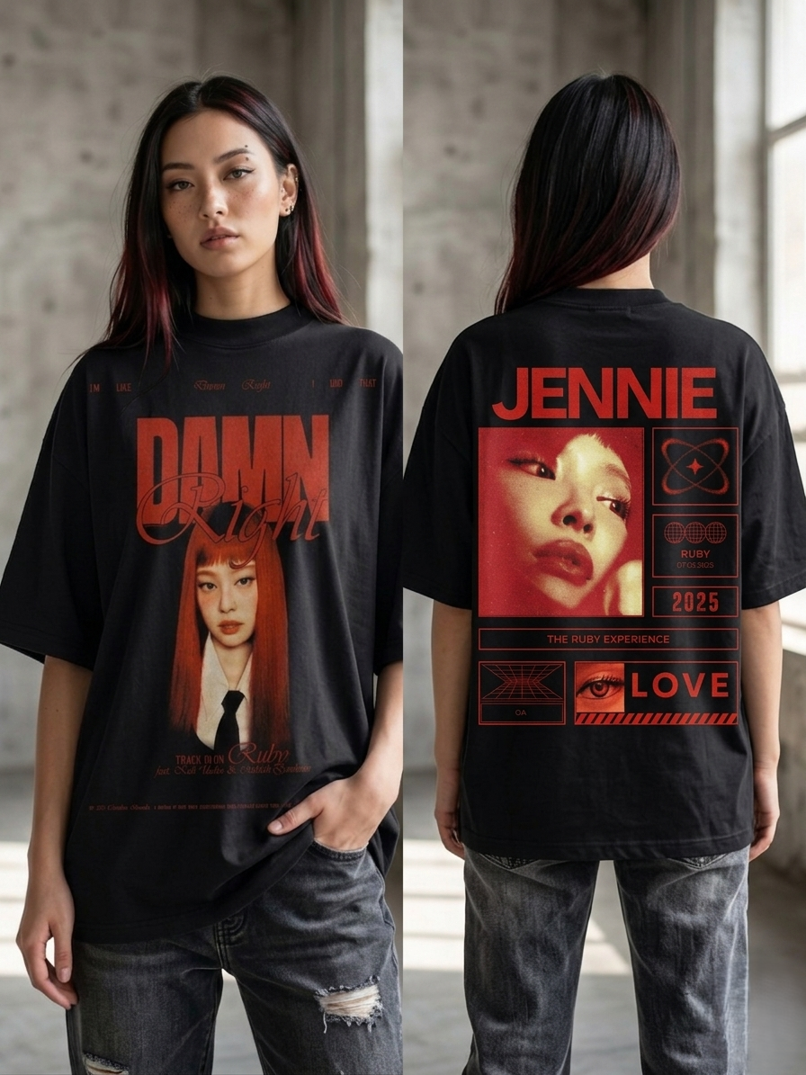 JENNIE RUBY ALBUMS OVER SIZE