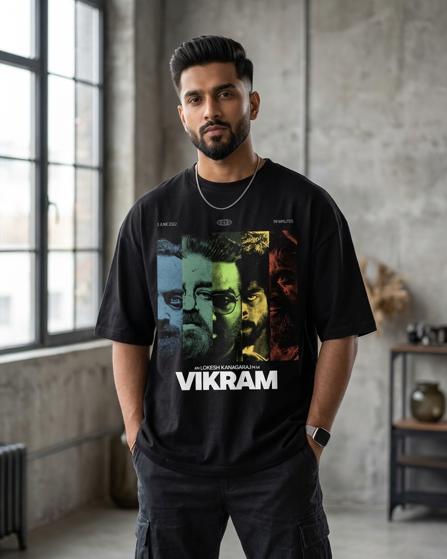 VIKRAM OVERSIZE TEES