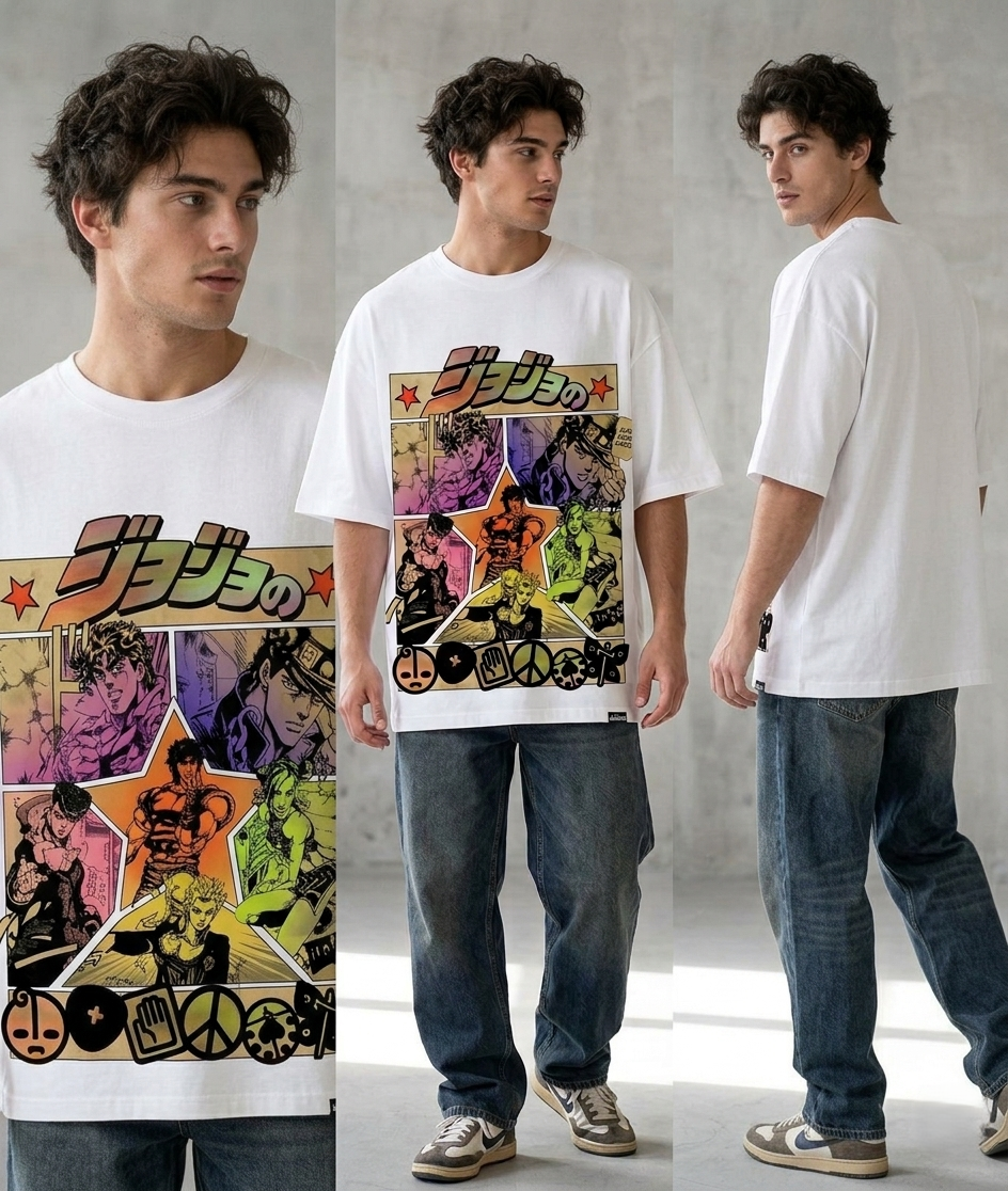 JOJO BIZZARE ADVENTURE OVER SIZE